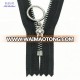 3# Gun Metal Y Teeth Metal Zipper For Bags