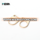 Factory source Gold Design Brand Name Engraved Custom Cloth Accessories Metal Zipper Puller With Logo