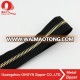 wholesale black tape light gold color teeth metal long chain zipper